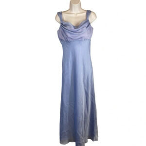 Women’s Y2k fairy whimsical ball gown purple chiffon medium prom